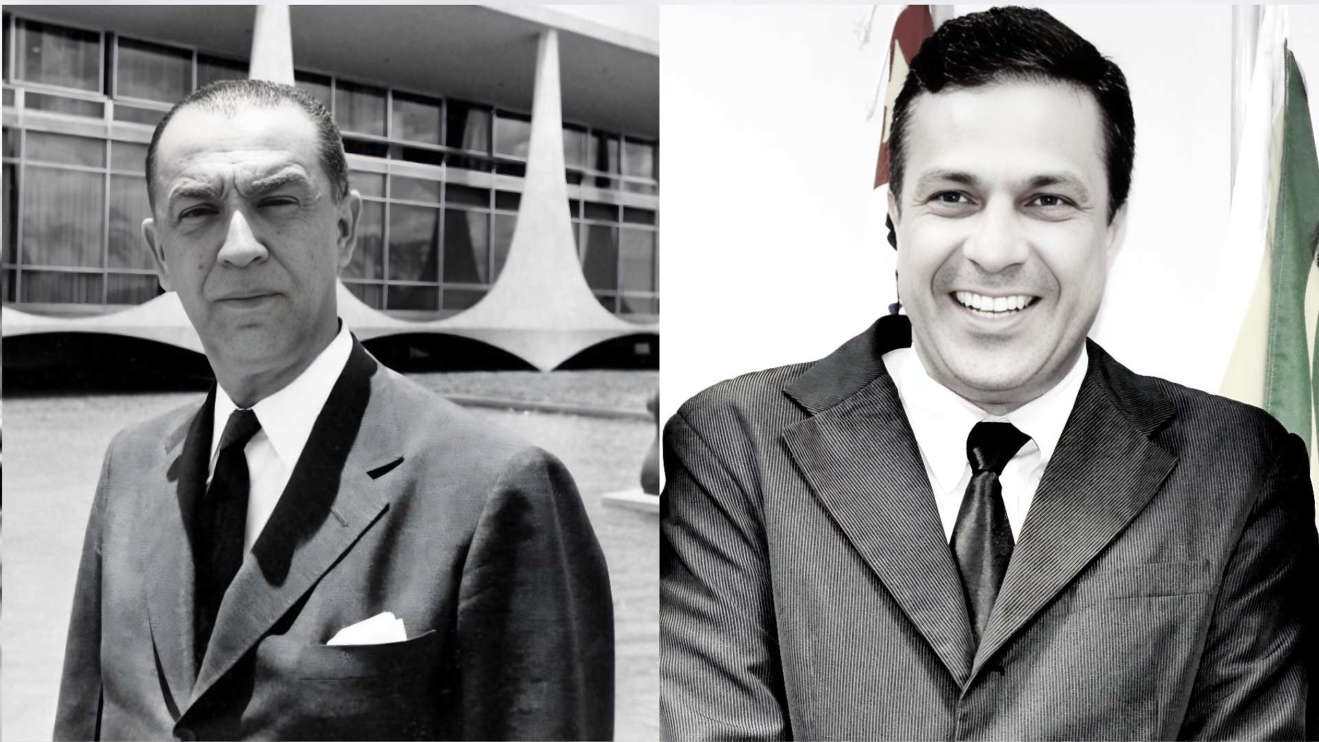 Foto: Juscelino Kubitschek (Domínio Público) / Ronaldo Morenno (Autor do artigo)