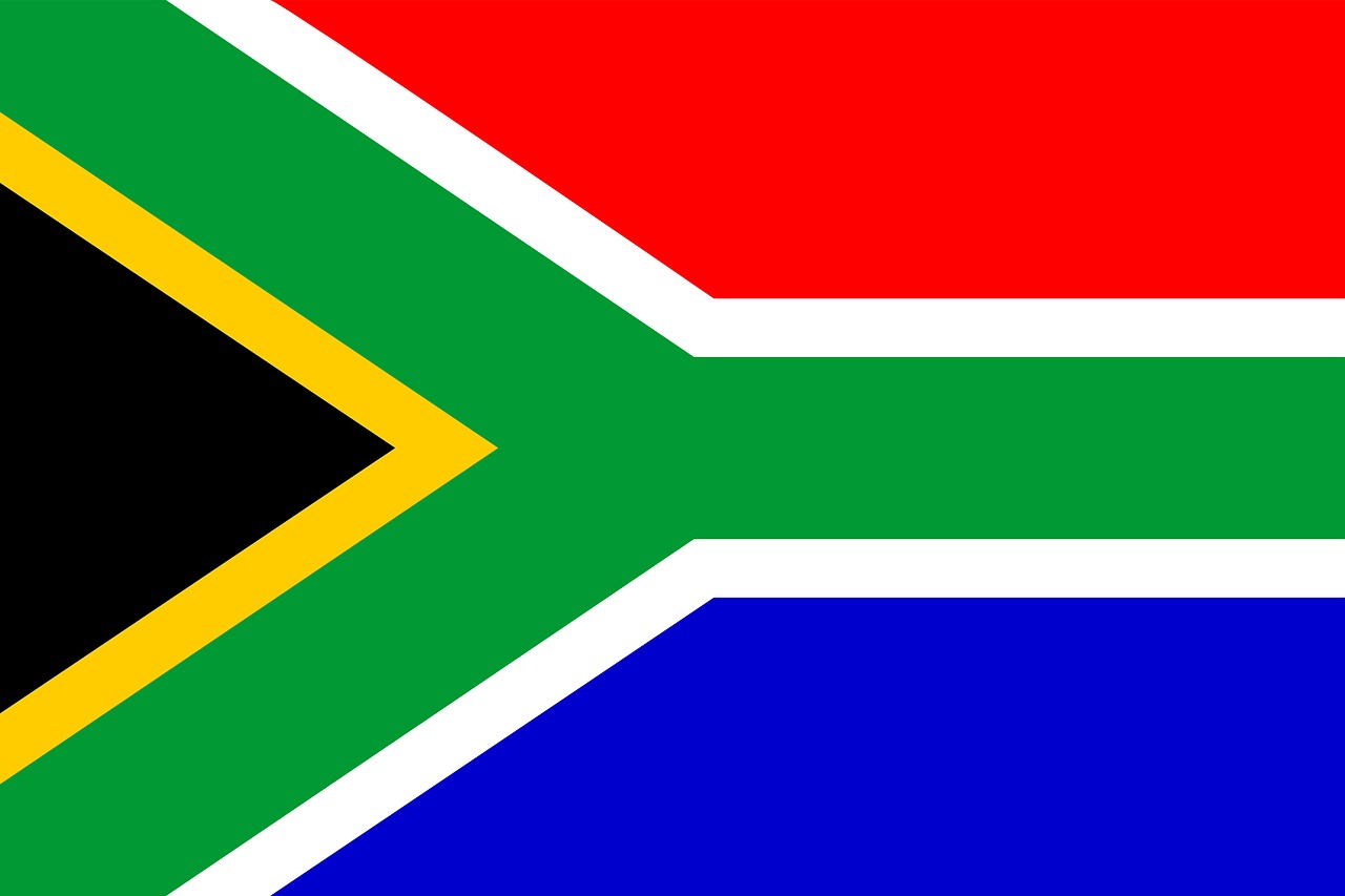 Foto: Bandeira da África do Sul / Domínio público / Pixabay